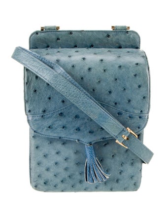 Fendi Ostrich Messenger Bag