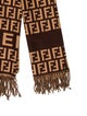 Fendi Wool Zucca FF Logo Scarf