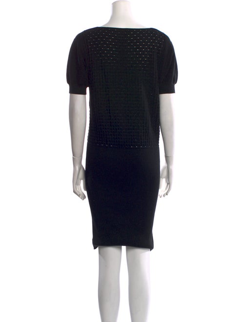 Fendi Bateau Neckline Knee-Length Dress
