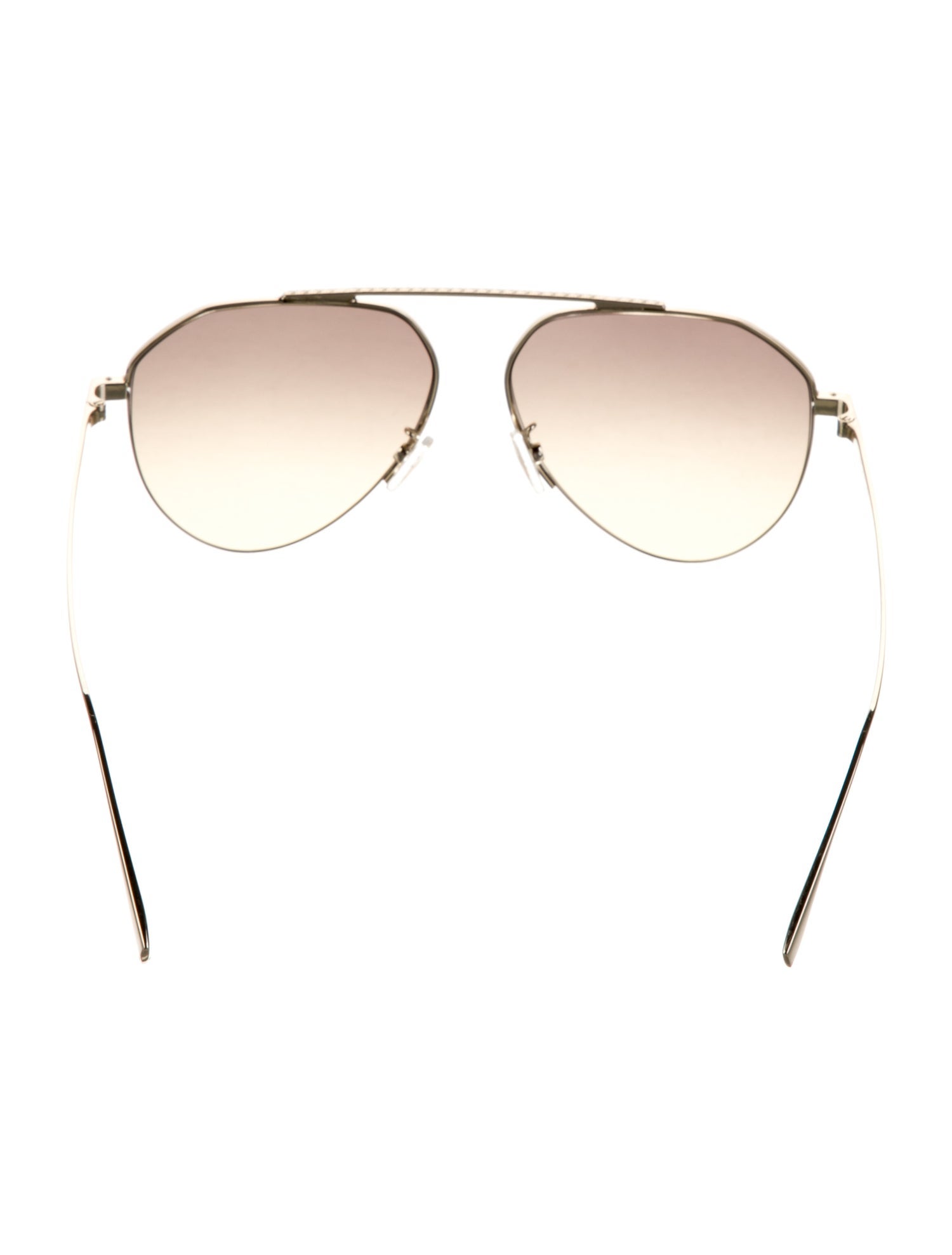 Fendi Zucchino FF Logo Aviator Sunglasses w/ Tags