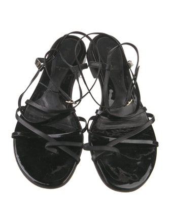 Fendi Patent Leather Gladiator Sandals