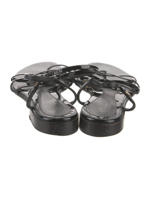 Fendi Patent Leather Gladiator Sandals