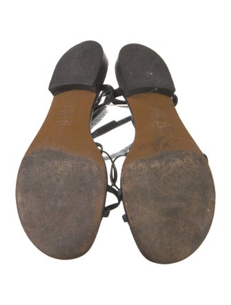 Fendi Patent Leather Gladiator Sandals