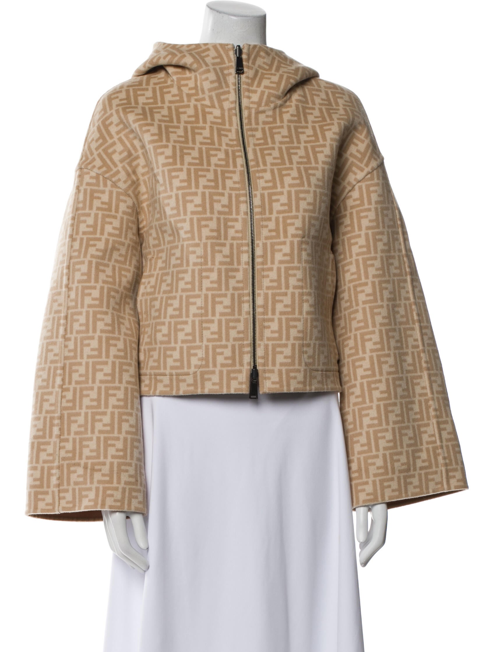 Fendi Wool Printed Jacket