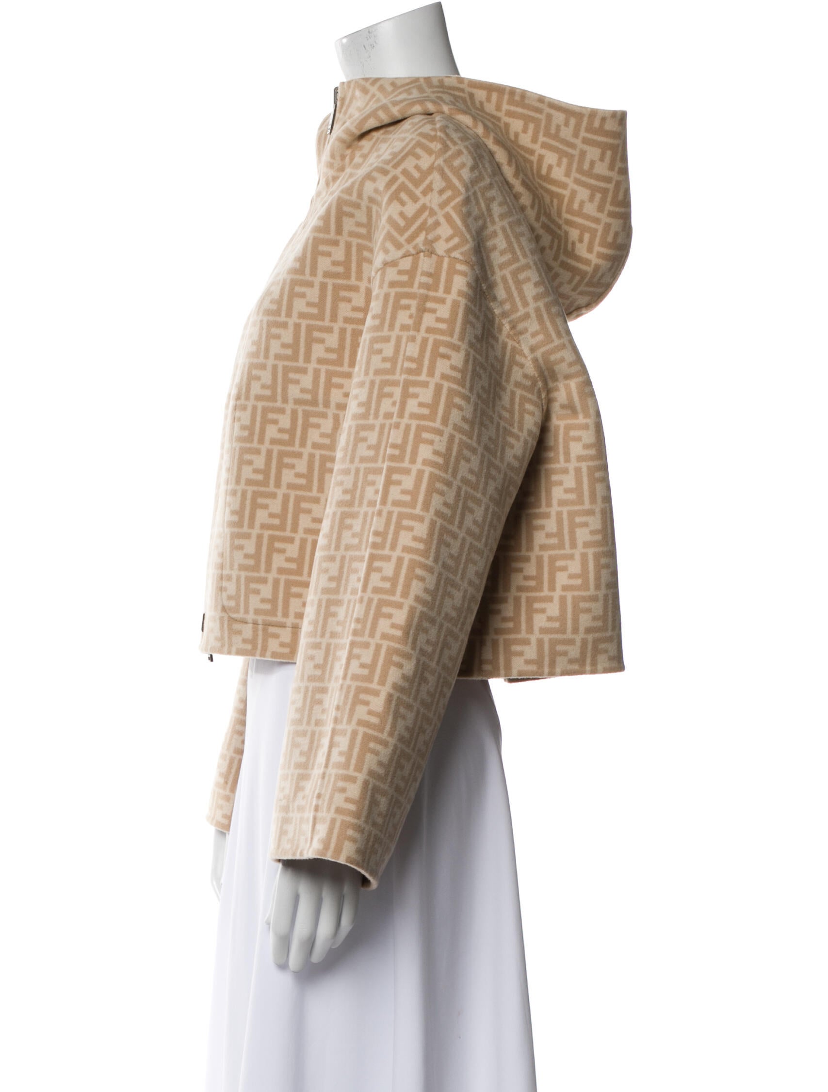 Fendi Wool Printed Jacket