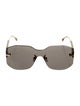 Fendi Shield Tinted Sunglasses