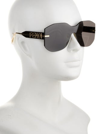 Fendi Shield Tinted Sunglasses