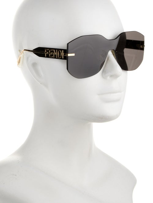 Fendi Shield Tinted Sunglasses