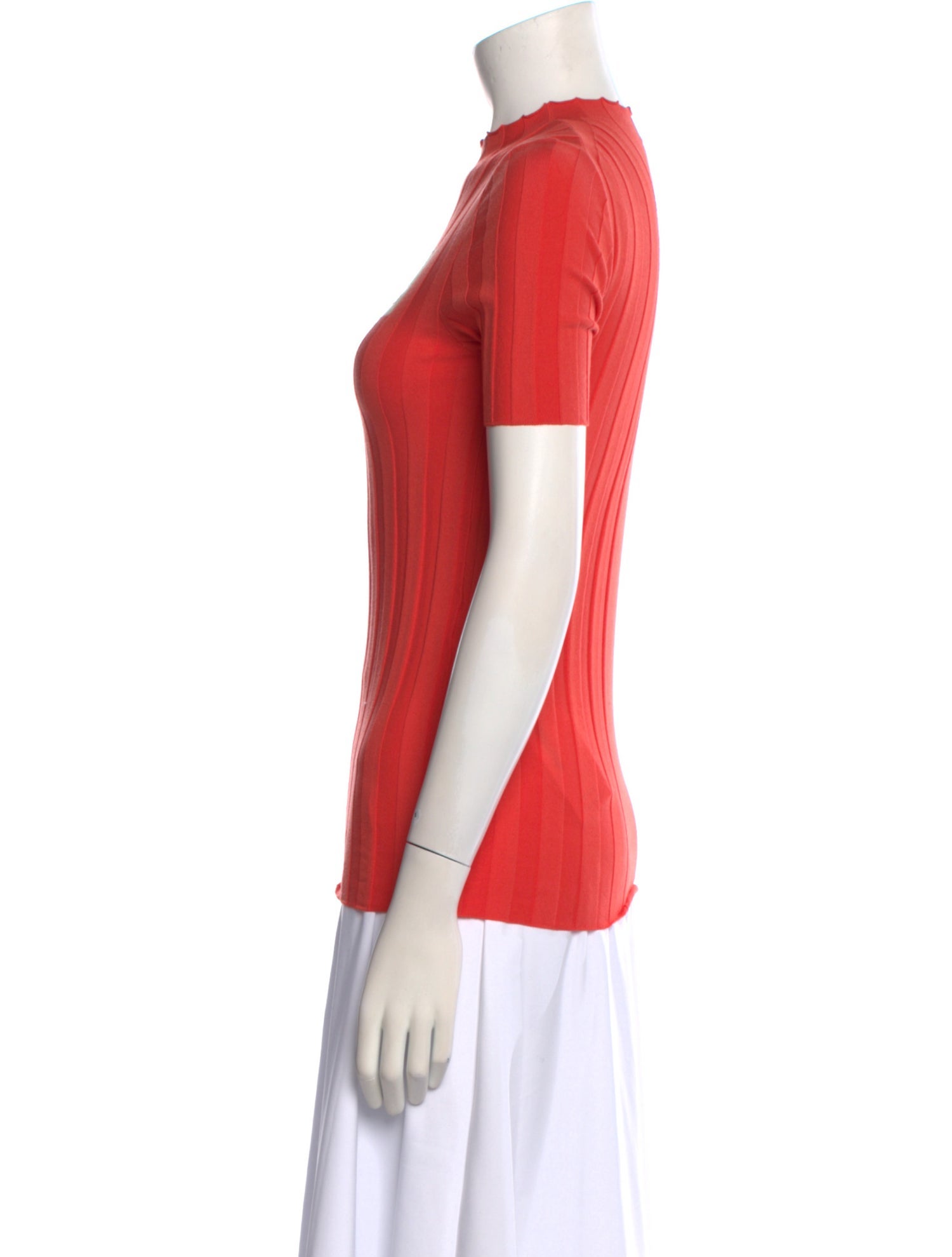 Fendi Silk Graphic Print T-Shirt