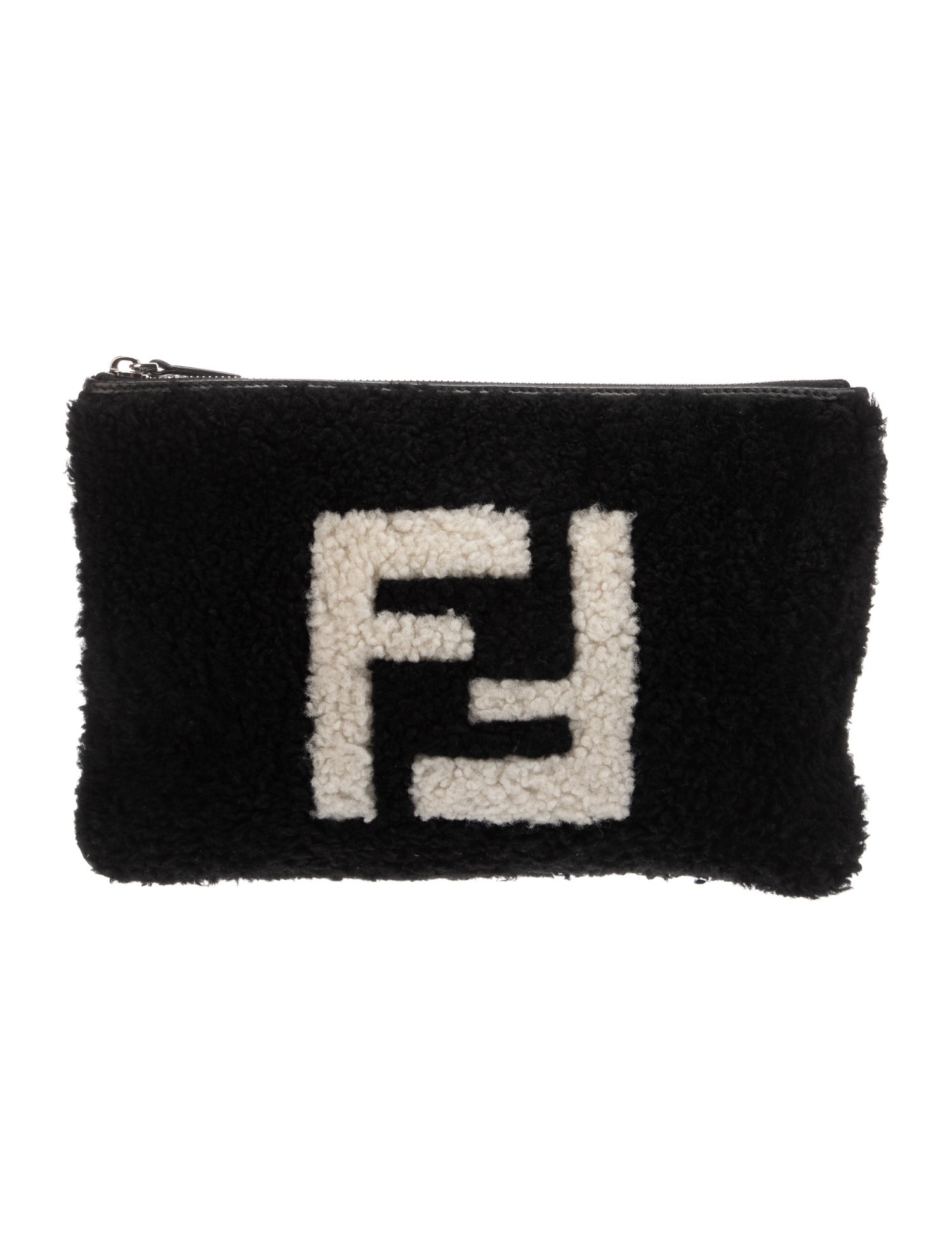 Fendi Shearling Clutch