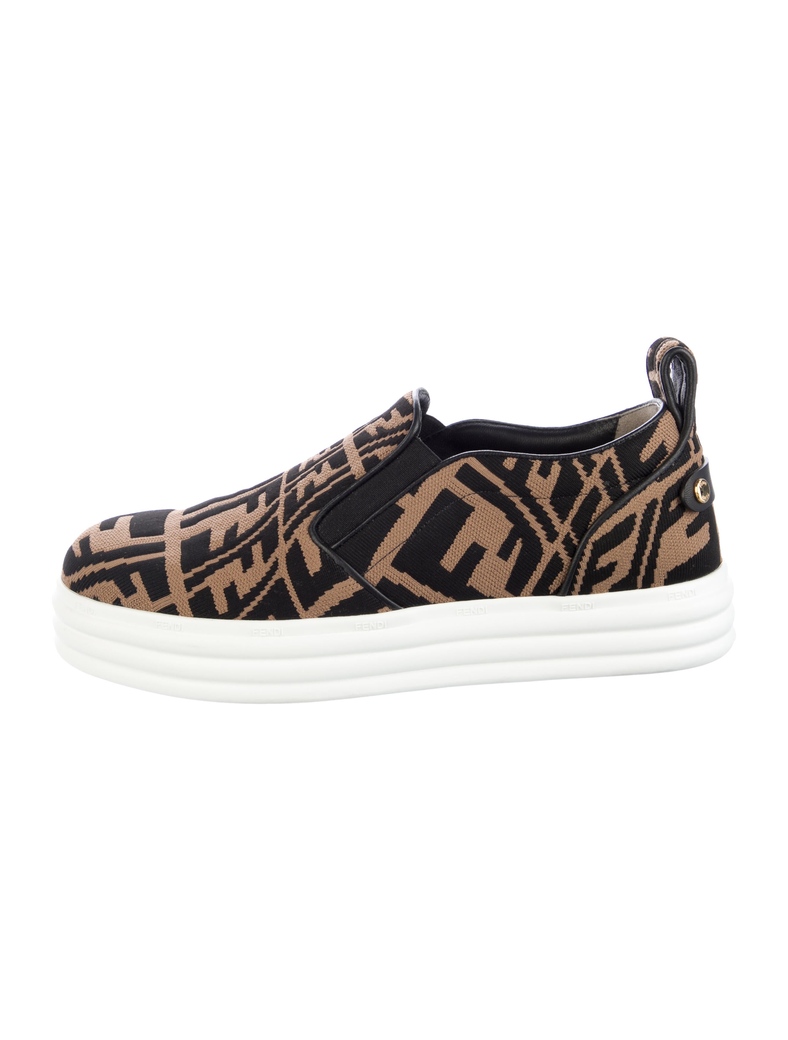 Fendi Zucca FF Logo Printed Sneakers