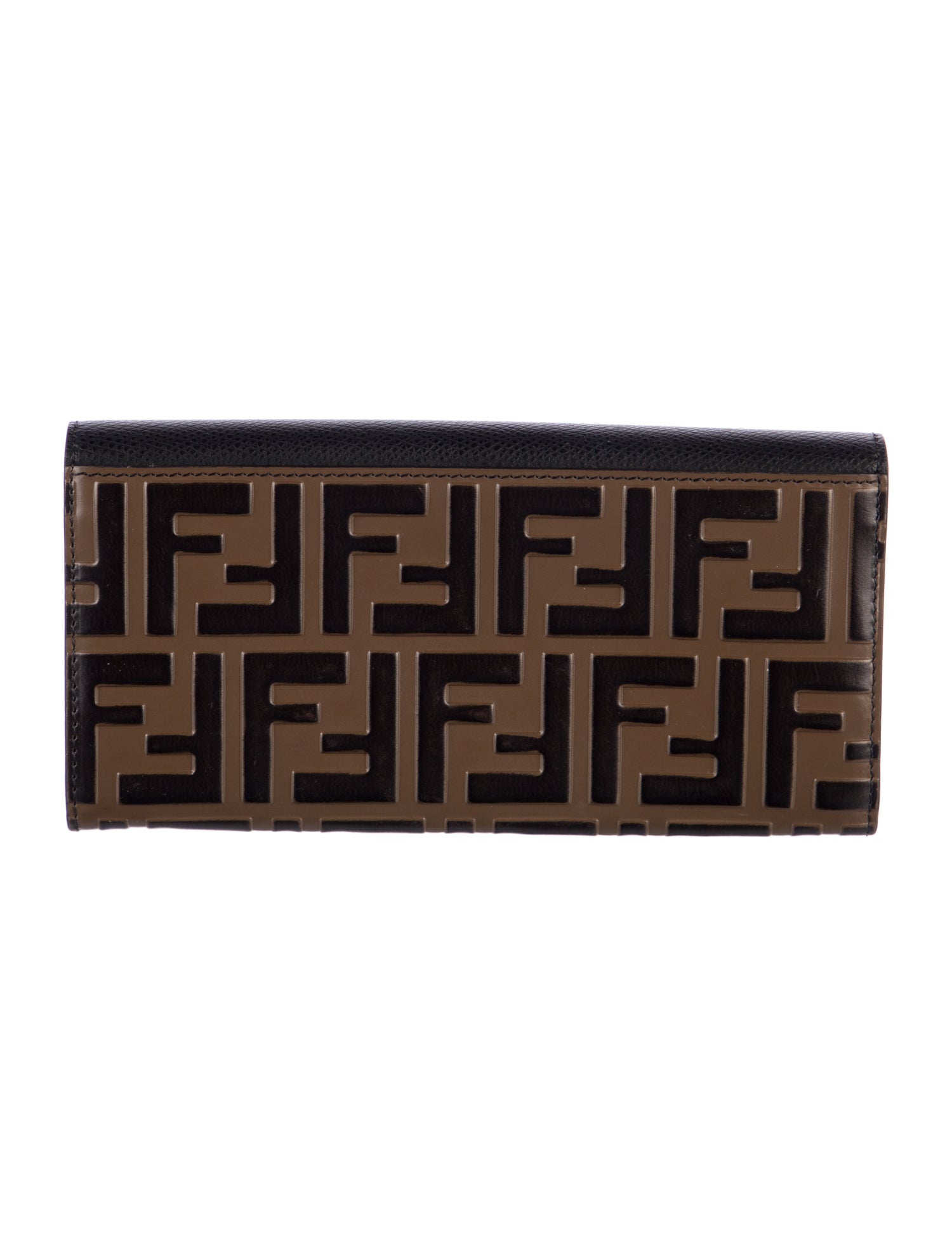 Fendi F is Fendi Zucca FF Logo Continental Wallet