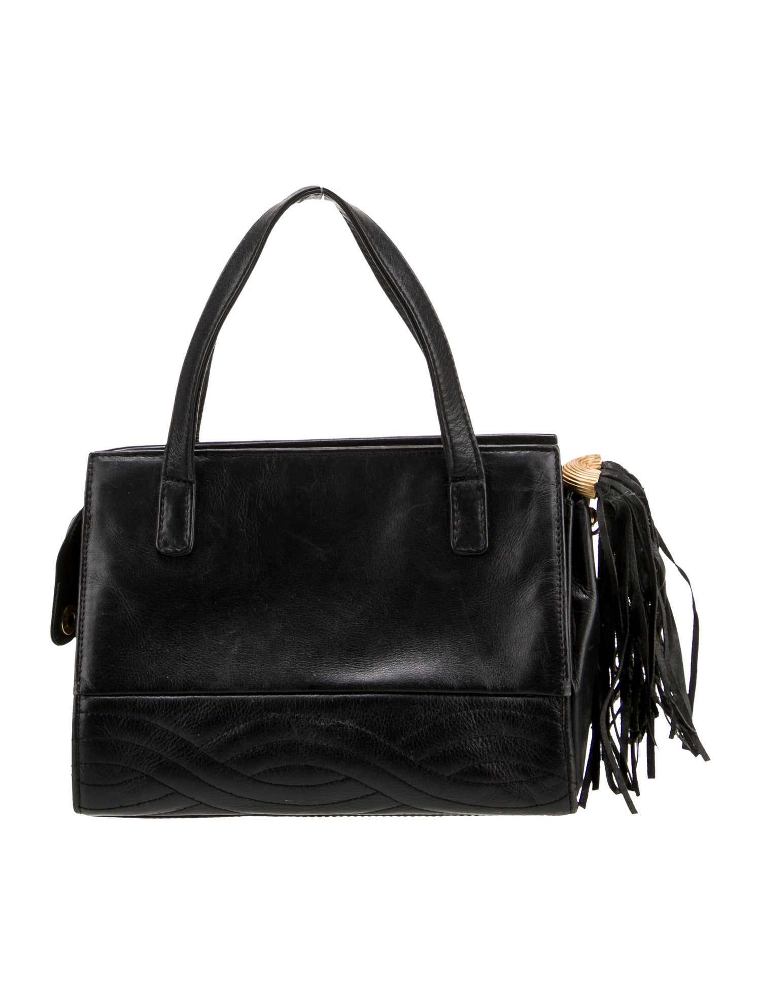 Fendi Leather Top Handle Bag