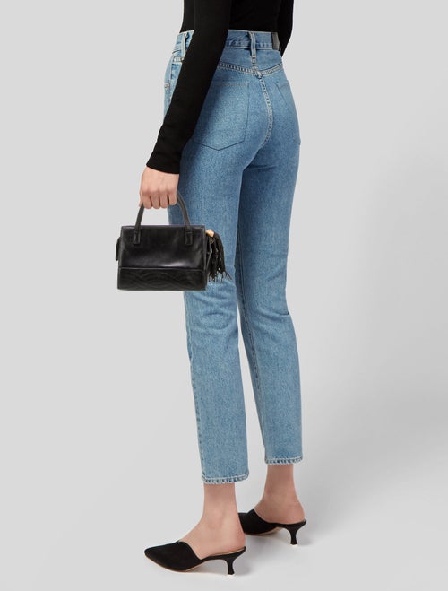 Fendi Leather Top Handle Bag