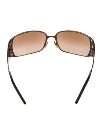 Fendi Zucca FF Logo Oversize Sunglasses