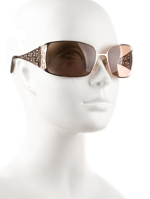 Fendi Zucca FF Logo Oversize Sunglasses