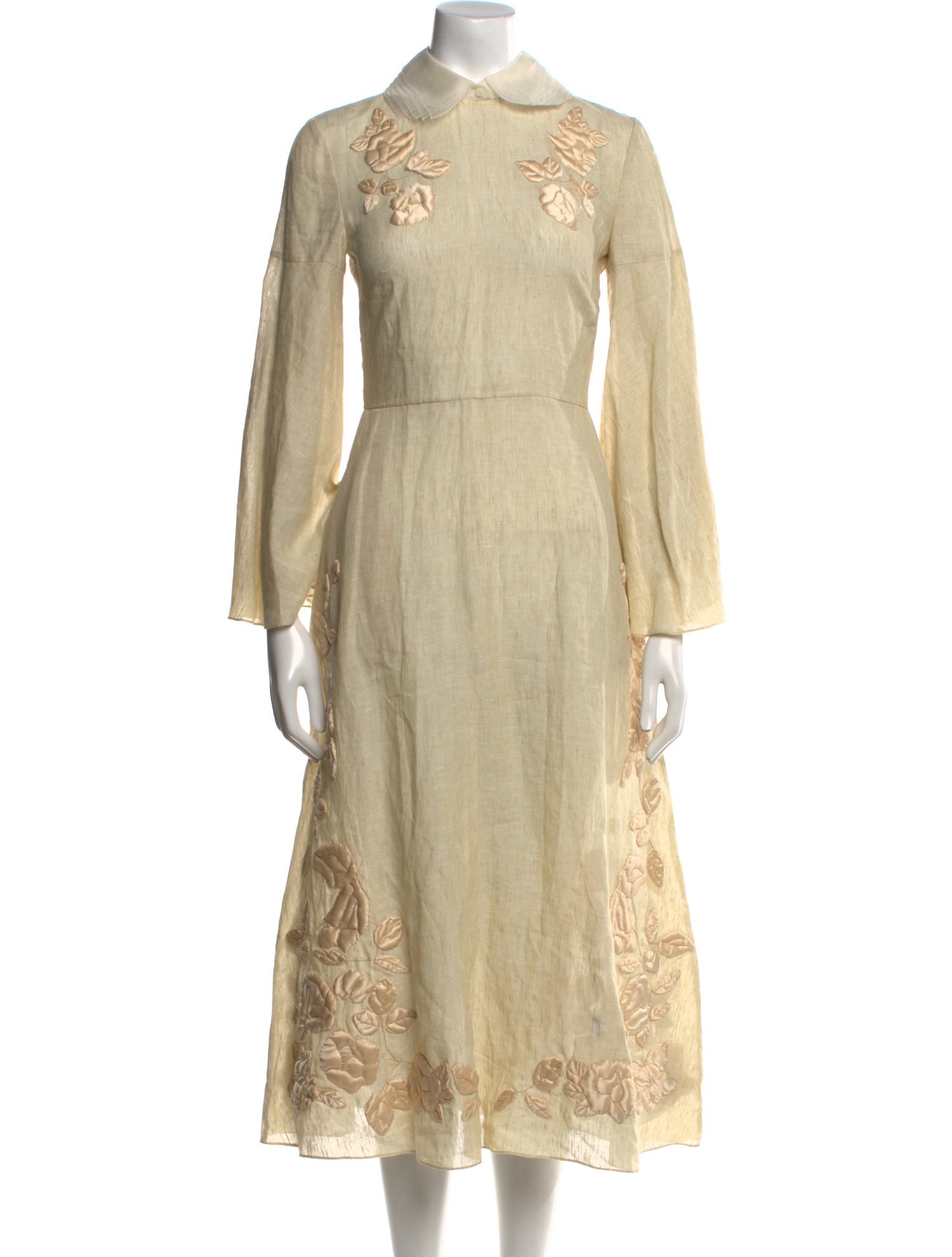 Fendi Linen Long Dress