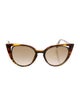 Fendi Cat-Eye Gradient Sunglasses