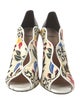 Fendi Canvas Floral Print Pumps