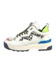 Fendi Leather Printed Chunky Sneakers