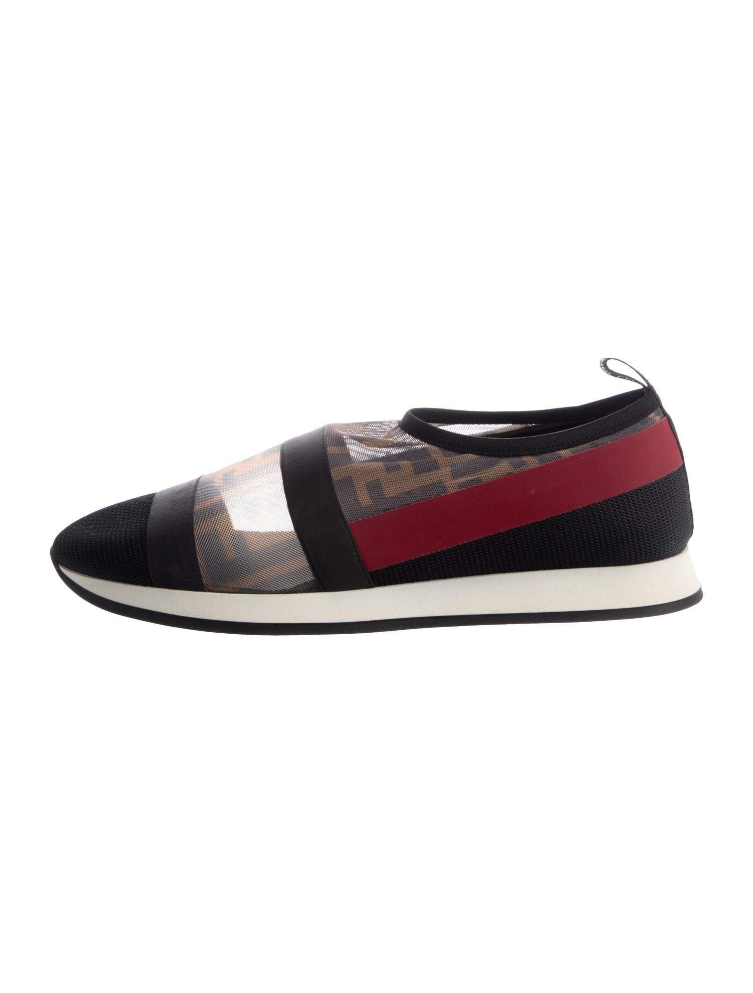Fendi Zucca FF Logo Mesh Sneakers