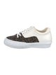 Fendi Leather Colorblock Pattern Sneakers