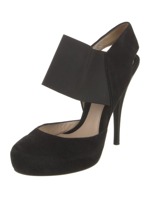 Fendi Suede Slingback Pumps