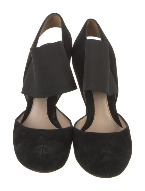 Fendi Suede Slingback Pumps