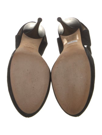 Fendi Suede Slingback Pumps