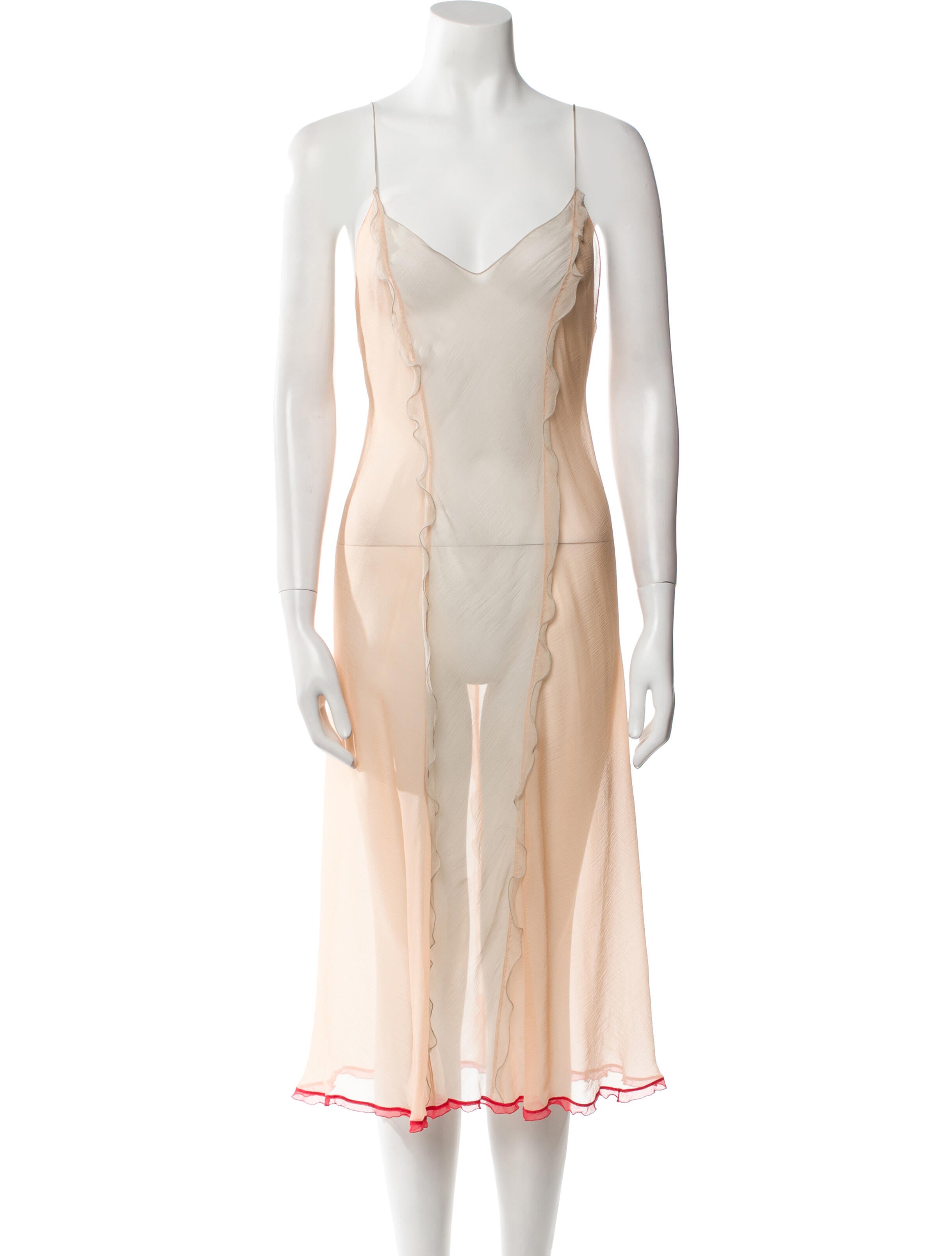 Fendi Silk Midi Length Dress