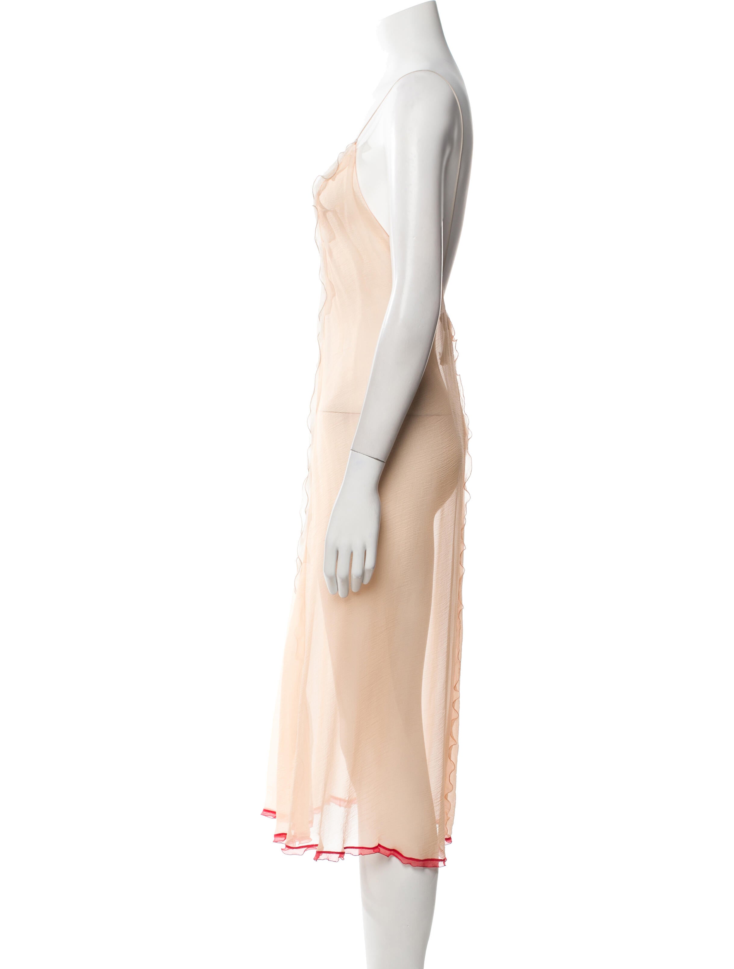 Fendi Silk Midi Length Dress