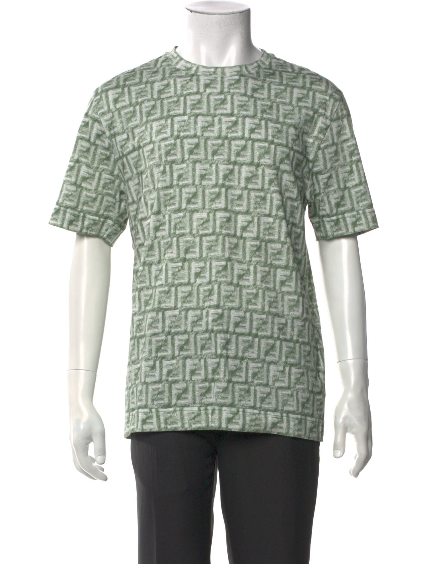 Fendi Zucca FF Logo Printed T-Shirt