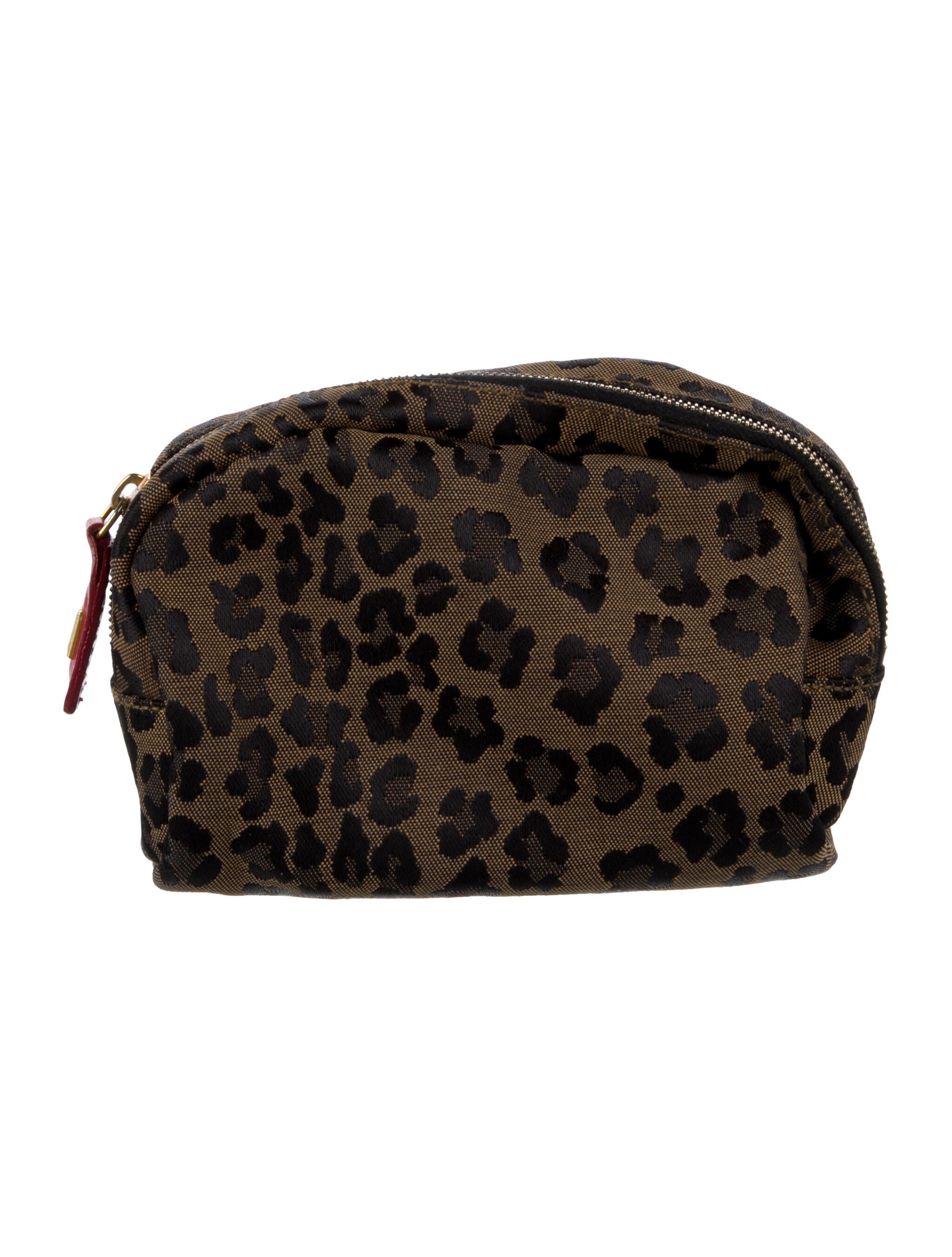 Fendi Vintage Animal Print Cosmetic Pouch