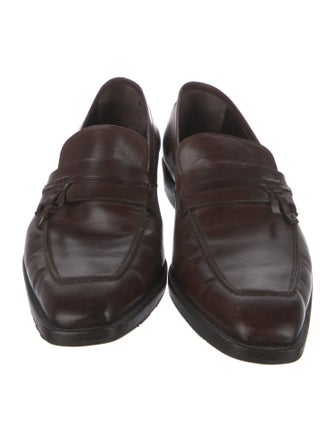 Fendi Leather Loafers