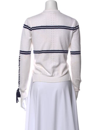 Fendi Mock Neck Long Sleeve Sweatshirt