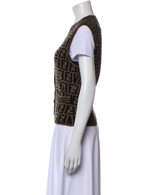 Fendi Wool Printed Sweater