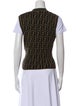 Fendi Wool Printed Sweater
