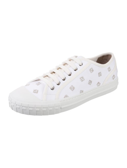 Fendi Zucca FF Logo Canvas Sneakers