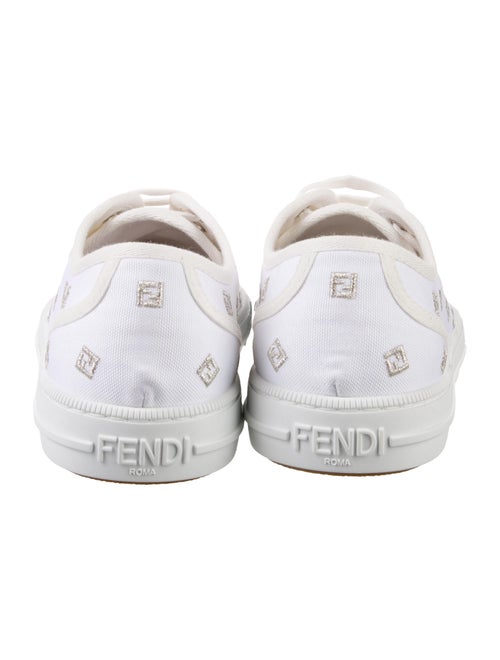 Fendi Zucca FF Logo Canvas Sneakers