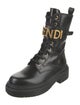 Fendi Patent Leather Combat Boots