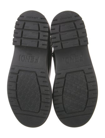 Fendi Patent Leather Combat Boots