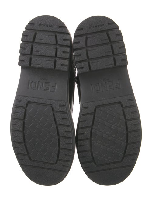 Fendi Patent Leather Combat Boots