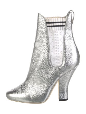 Fendi Leather Chelsea Boots