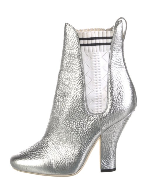 Fendi Leather Chelsea Boots