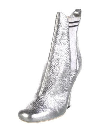 Fendi Leather Chelsea Boots
