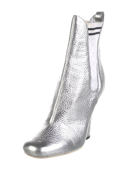 Fendi Leather Chelsea Boots