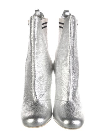 Fendi Leather Chelsea Boots