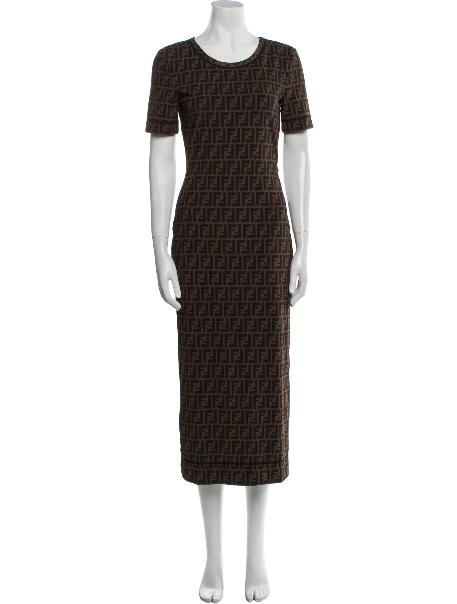 Fendi Nylon Midi Length Dress