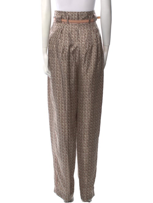 Fendi Silk Wide Leg Pants