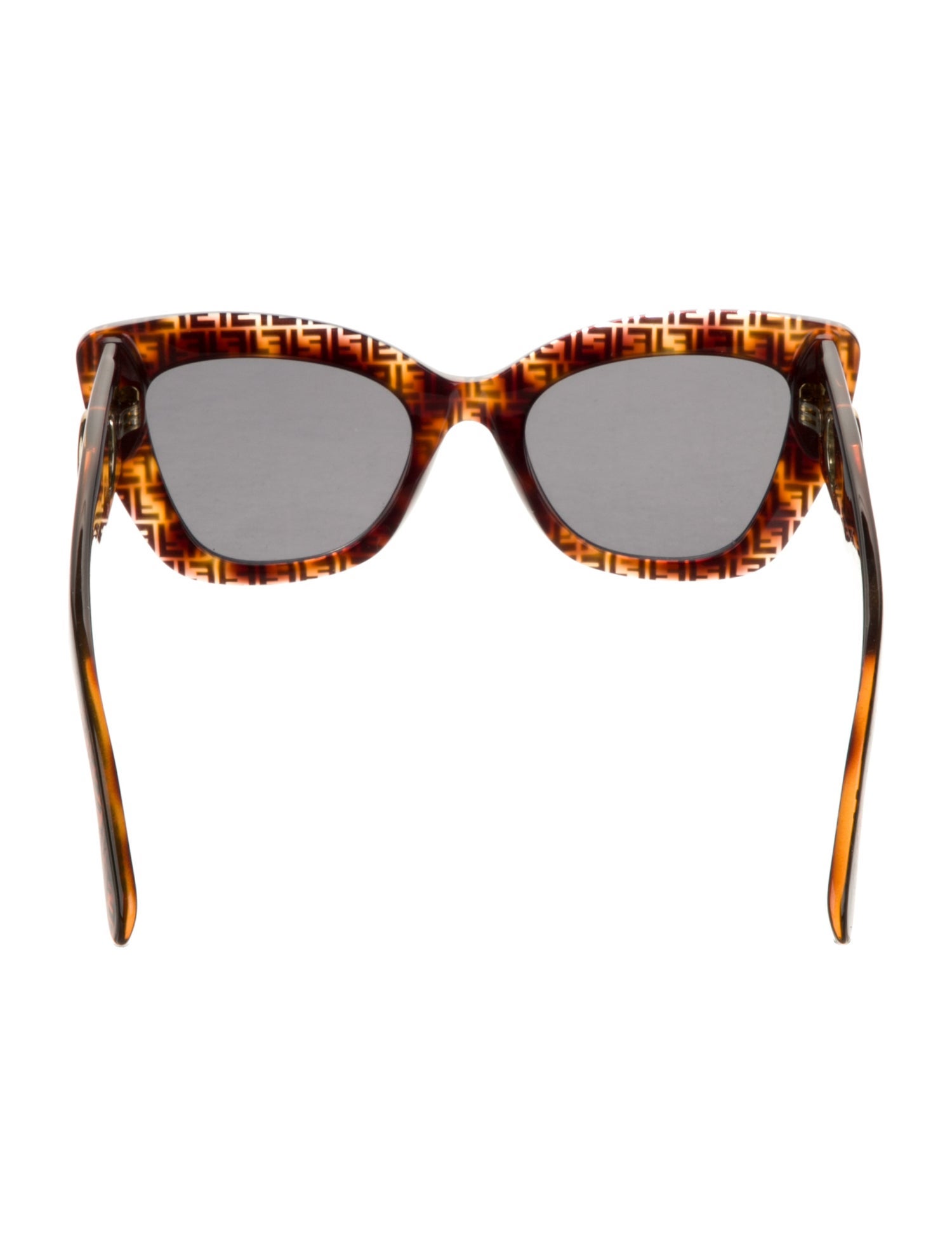 Fendi Zucchino FF Logo Cat-Eye Sunglasses w/ Tags